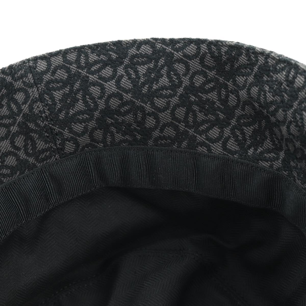 LOEWE Anagram Ghibli Spirited Away No Face Bucket Hat Black Auth SW2255SM