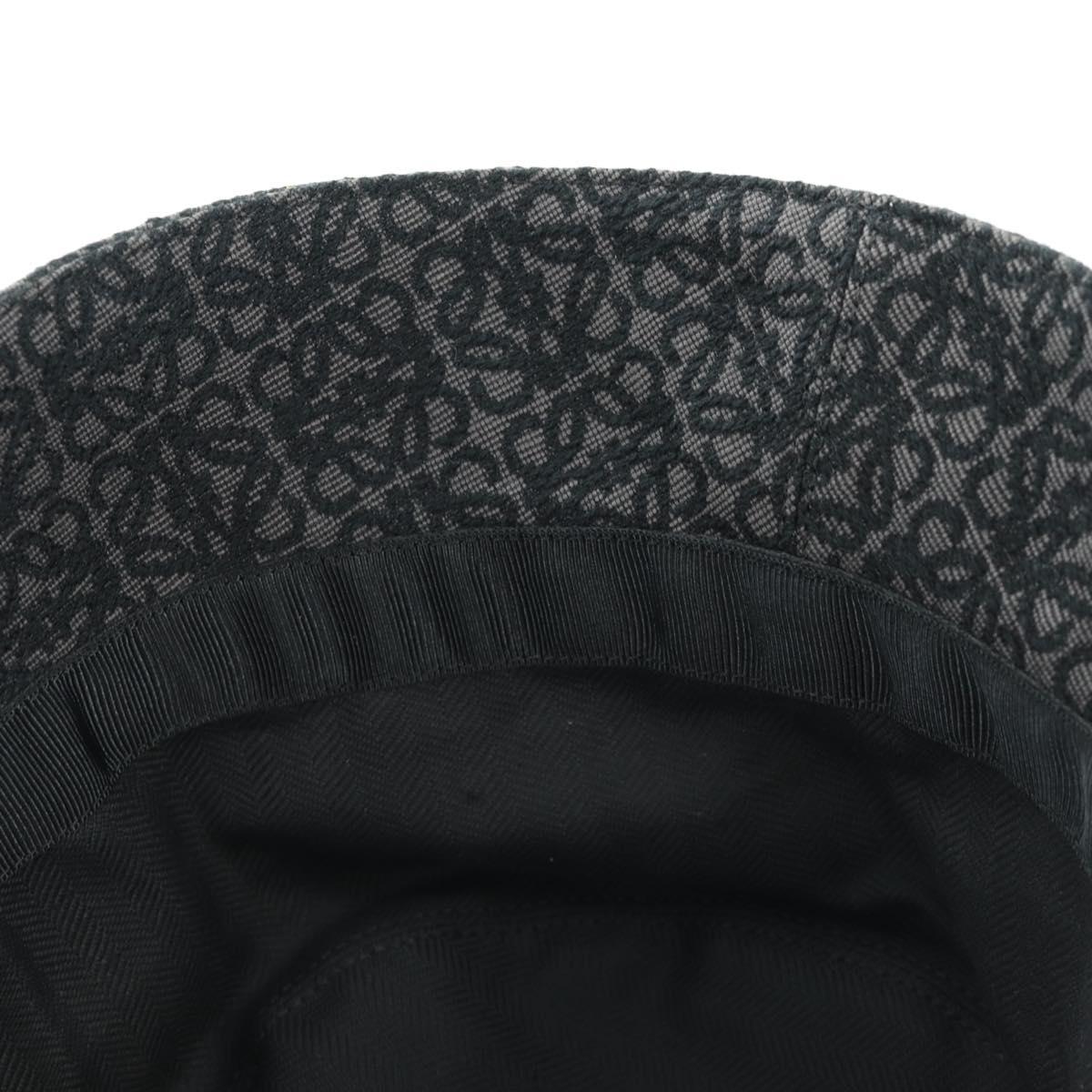 LOEWE Anagram Ghibli Spirited Away No Face Bucket Hat Black Auth SW2255SM
