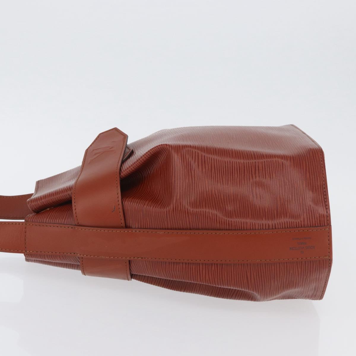 LOUIS VUITTON Epi Sac De Paul PM Shoulder Bag Brown M80203 LV Auth SW2283