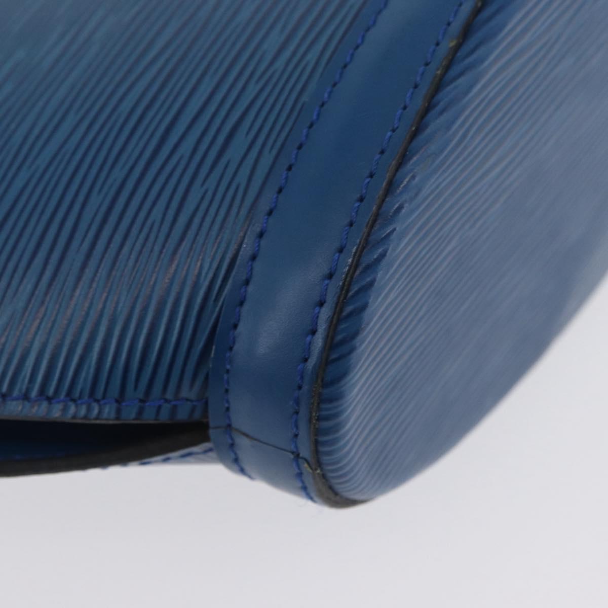 LOUIS VUITTON Epi Saint Jacques Shoulder Bag Blue M52275 LV Auth SW2284