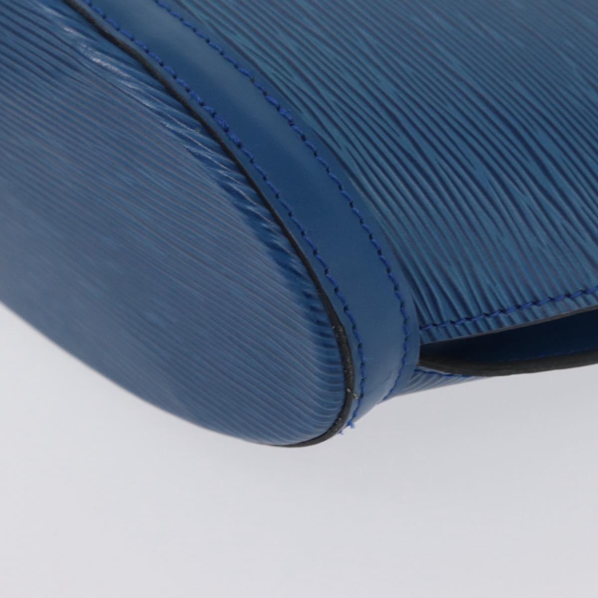 LOUIS VUITTON Epi Saint Jacques Shoulder Bag Blue M52275 LV Auth SW2284