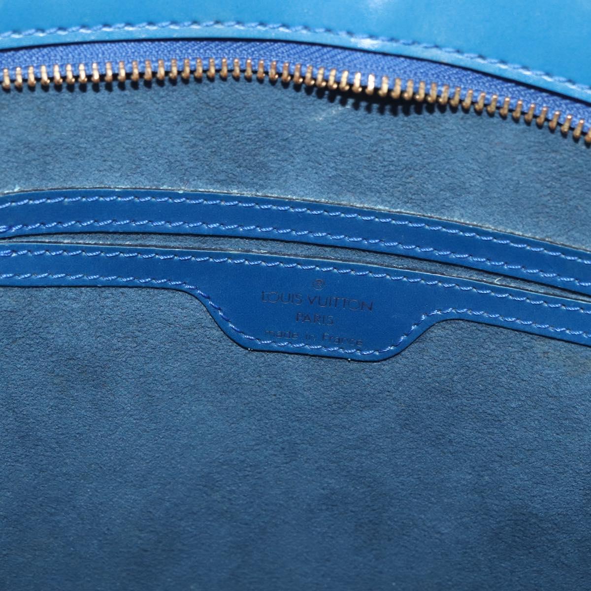 LOUIS VUITTON Epi Saint Jacques Shoulder Bag Blue M52275 LV Auth SW2284