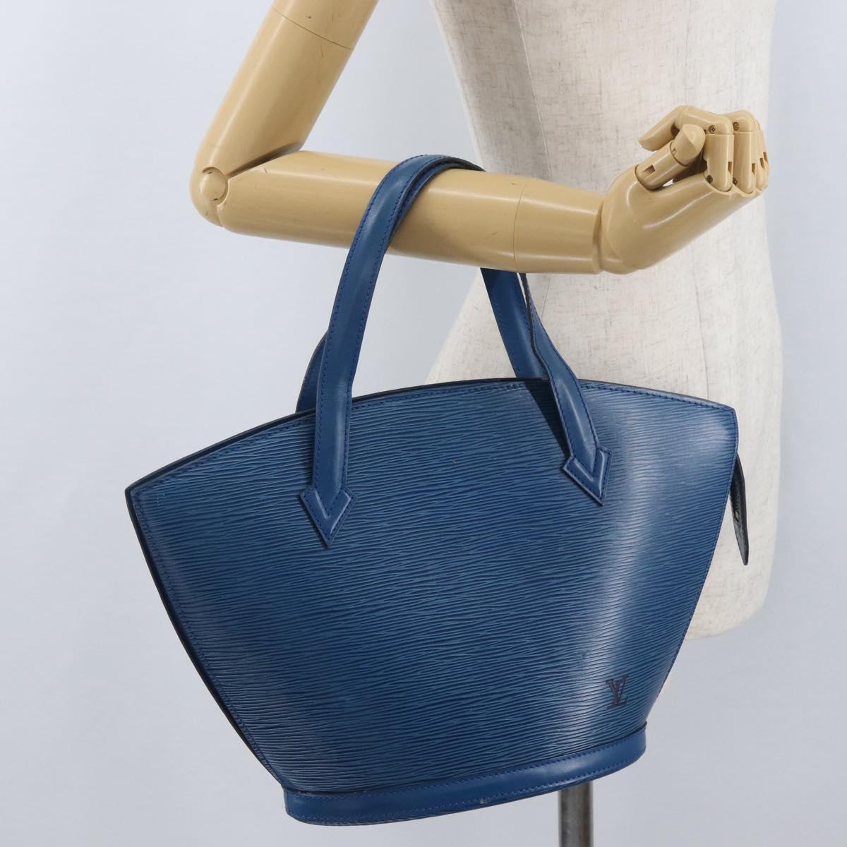 LOUIS VUITTON Epi Saint Jacques Shoulder Bag Blue M52275 LV Auth SW2284
