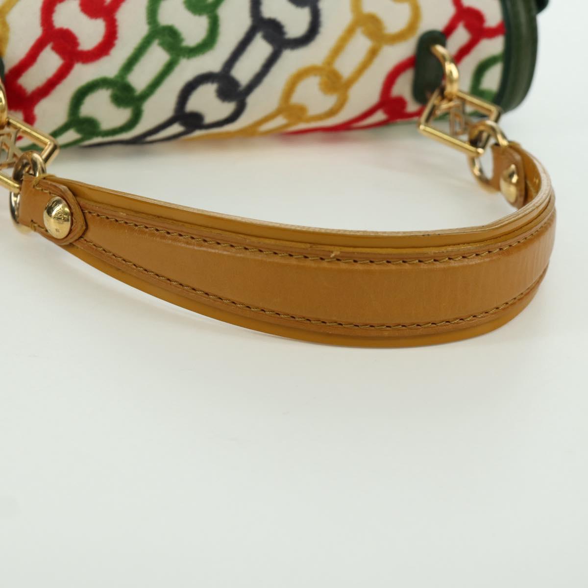 LOUIS VUITTON Monogram Velvet Chain Dolly Pochette Hand Bag M95208 Auth SW2287SM