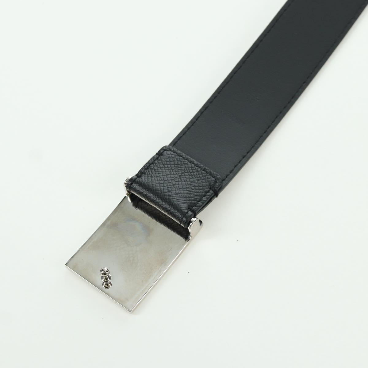 LOUIS VUITTON Taiga Ceinture Metropole Belt 41.7"" Ardoise M0002 LV Auth SW2308V