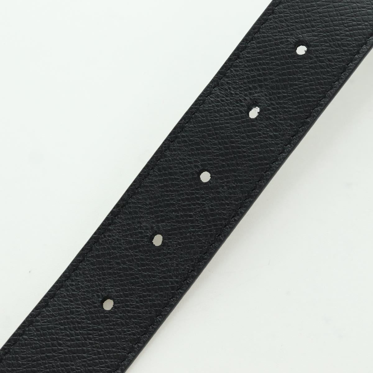 LOUIS VUITTON Taiga Ceinture Metropole Belt 41.7"" Ardoise M0002 LV Auth SW2308V