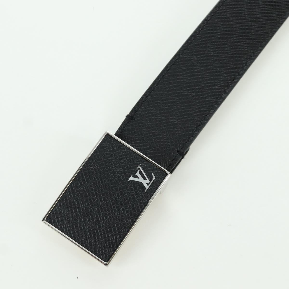LOUIS VUITTON Taiga Ceinture Metropole Belt 41.7"" Ardoise M0002 LV Auth SW2308V