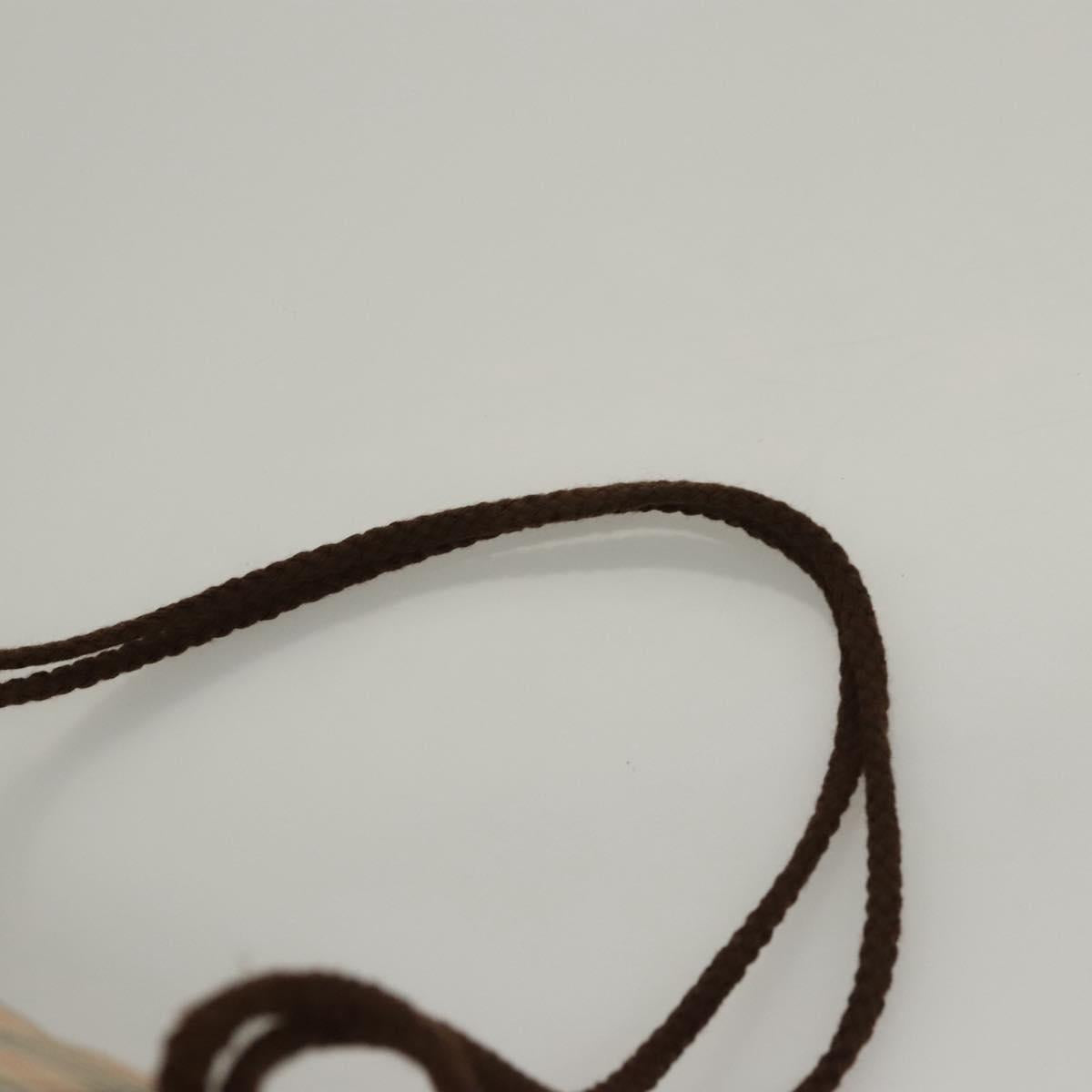 Burberrys Nova Check Shoulder Bag Canvas Beige Auth sw231