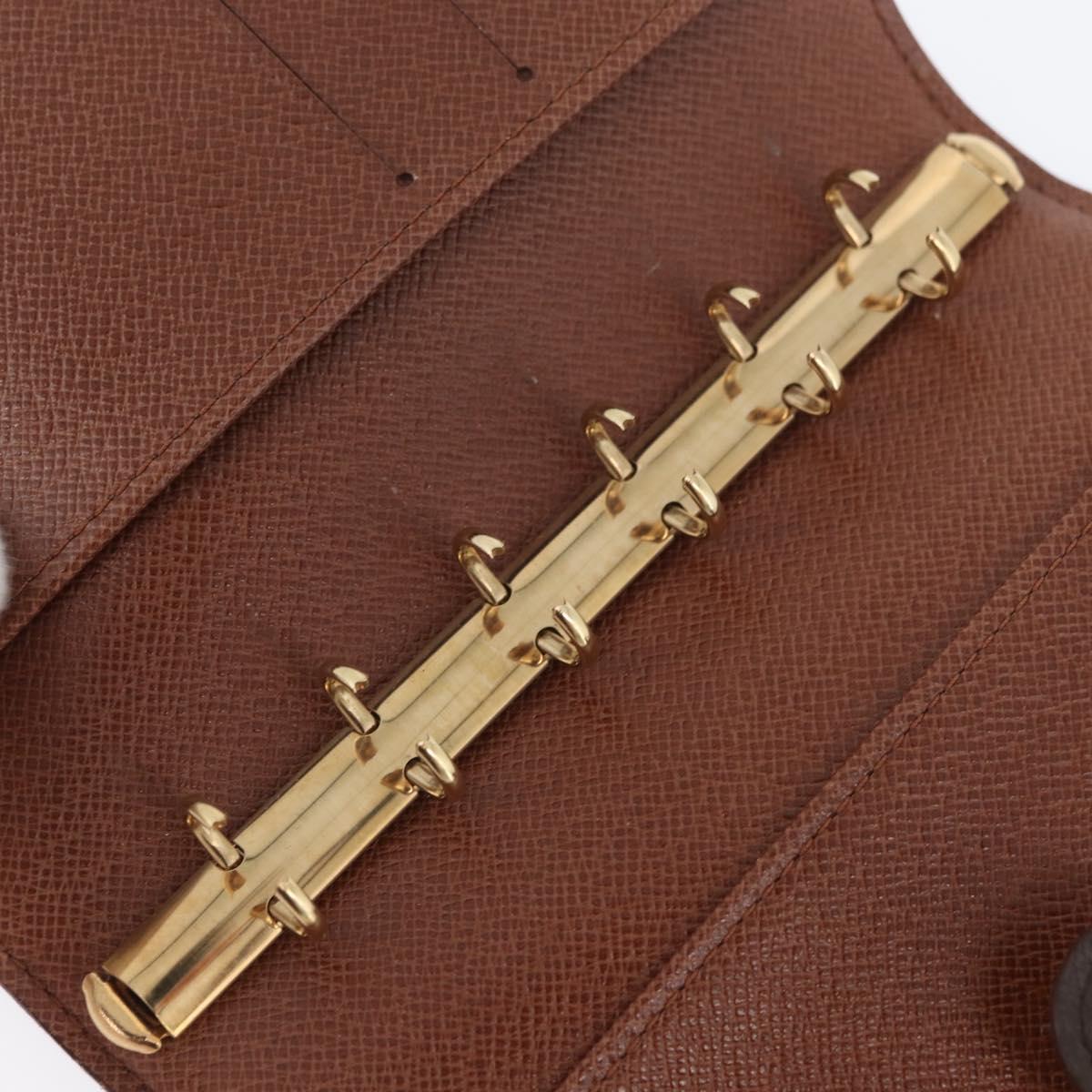 LOUIS VUITTON Monogram Agenda PM Day Planner Cover R20005 LV Auth SW2332