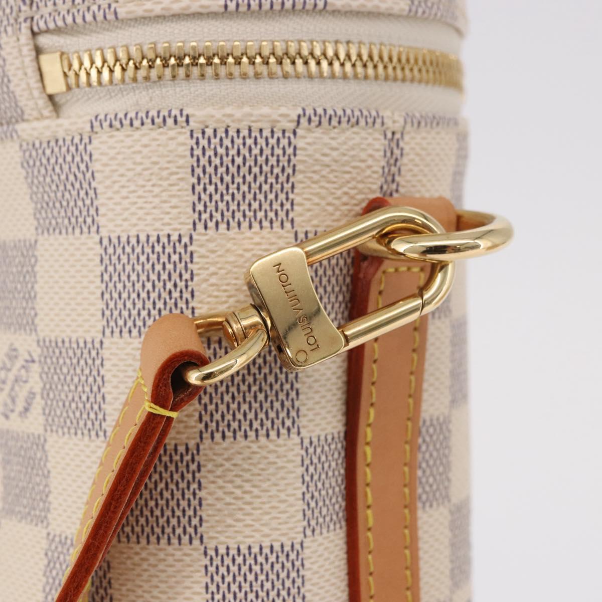 LOUIS VUITTON Damier Azur Bottle Holder Porte Boutille Bag GI0373 Auth SW2336SAM