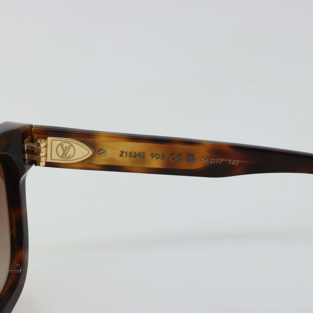 LOUIS VUITTON My Monogram Square Sunglasses plastic Brown Z1524E LV Auth SW2348