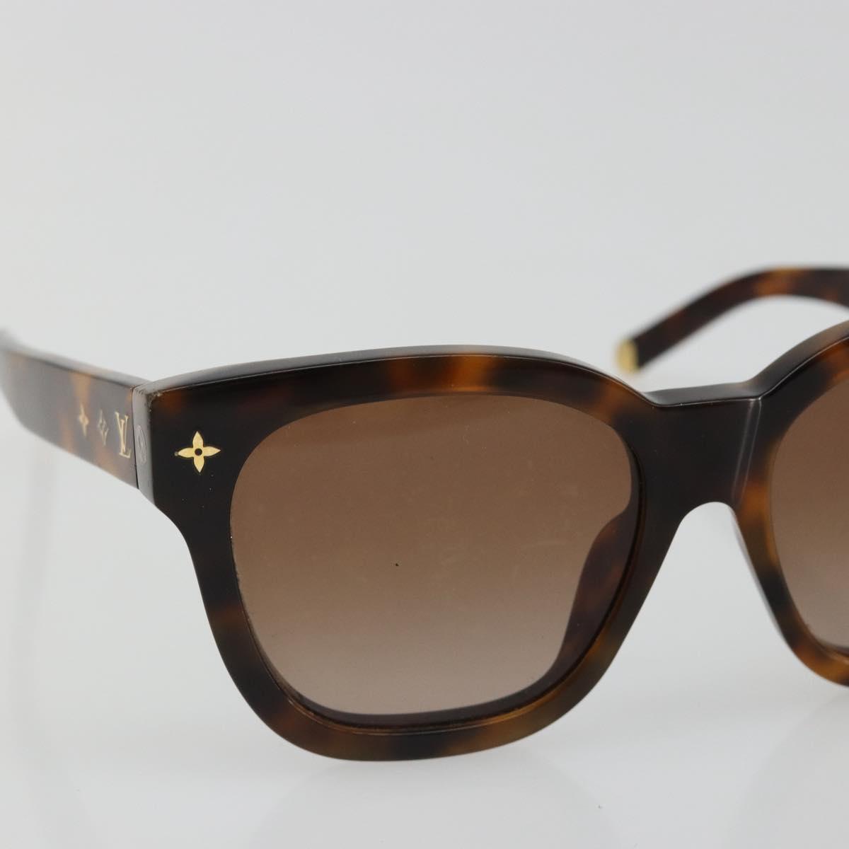 LOUIS VUITTON My Monogram Square Sunglasses plastic Brown Z1524E LV Auth SW2348