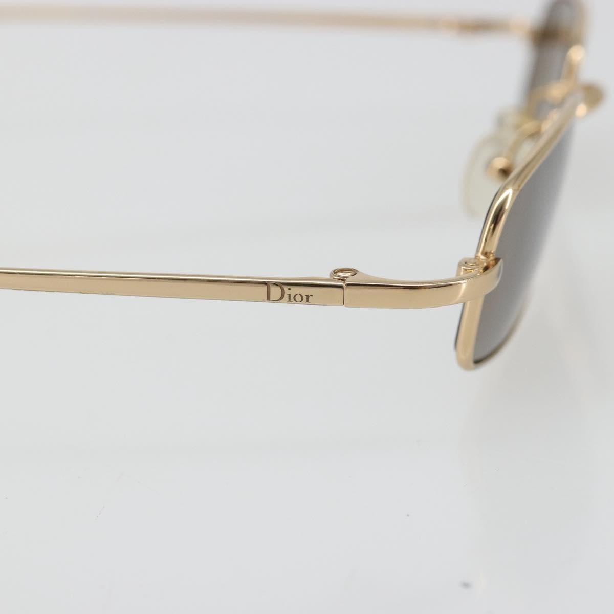 Christian Dior Sunglasses Metal Gold Auth SW2353V