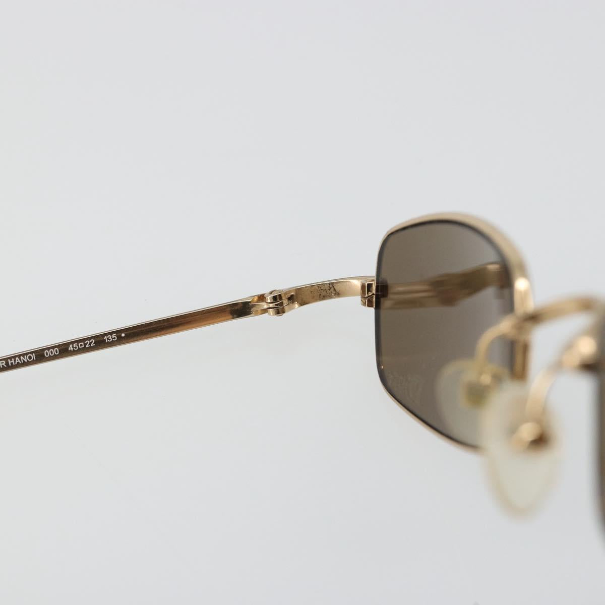 Christian Dior Sunglasses Metal Gold Auth SW2353V