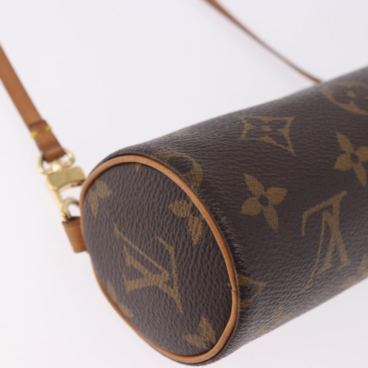 LOUIS VUITTON Monogram Papillon Pouch LV Auth SW2355