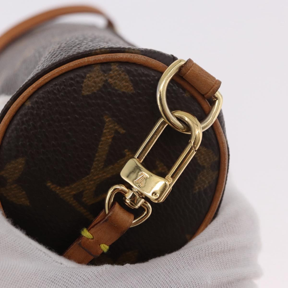 LOUIS VUITTON Monogram Papillon Pouch LV Auth SW2355