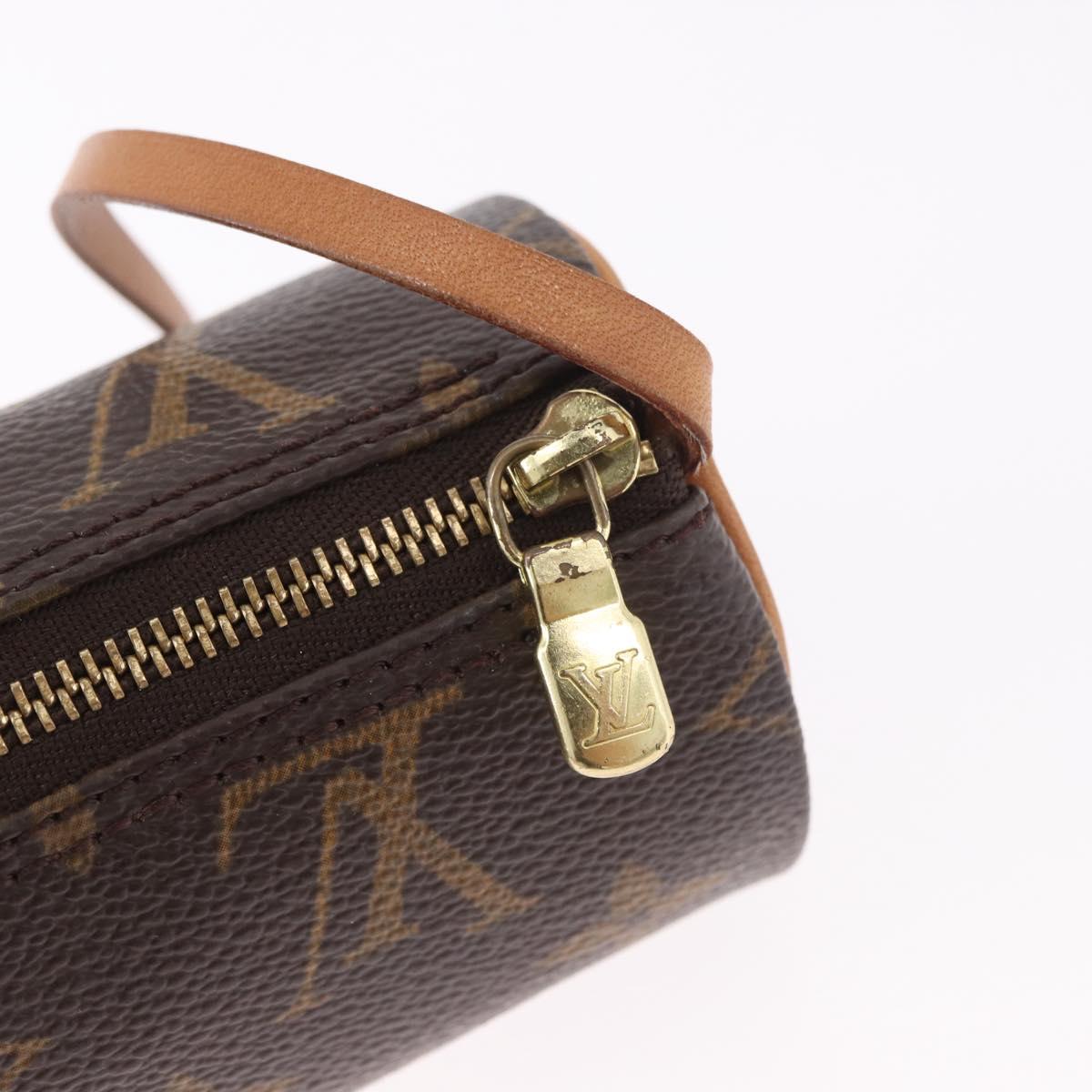 LOUIS VUITTON Monogram Papillon Pouch LV Auth SW2355