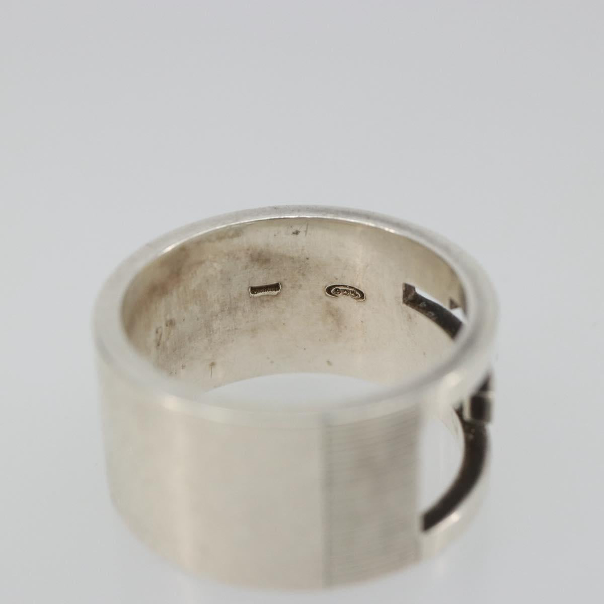GUCCI icon Ring metal Silver Auth SW2360V
