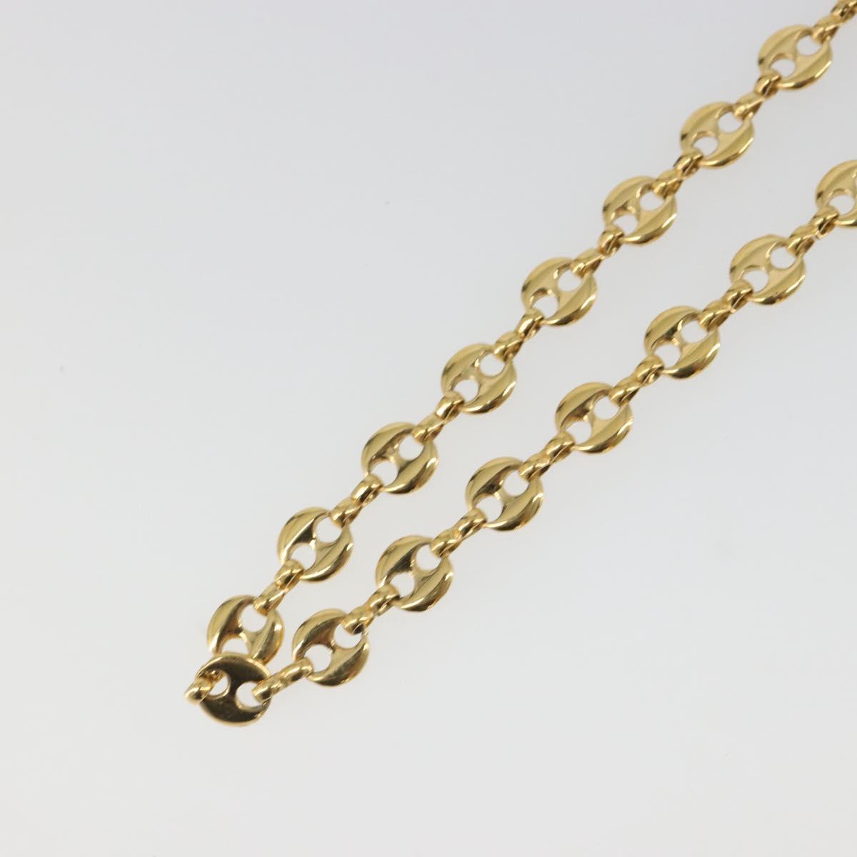 GIVENCHY Necklace metal Gold Auth SW2363