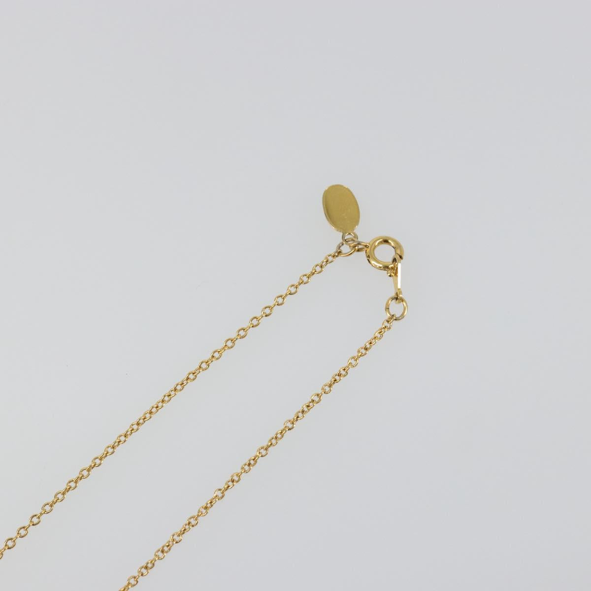 GIVENCHY Necklace metal Gold Auth SW2364