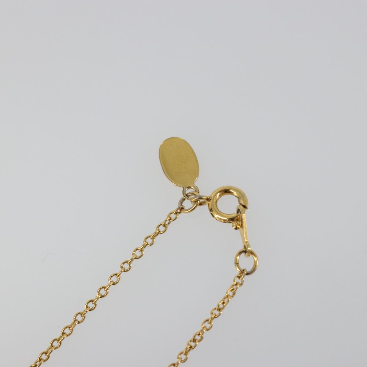 GIVENCHY Necklace metal Gold Auth SW2364