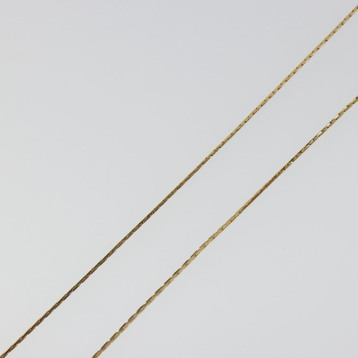 GIVENCHY Necklace metal Gold Auth SW2367