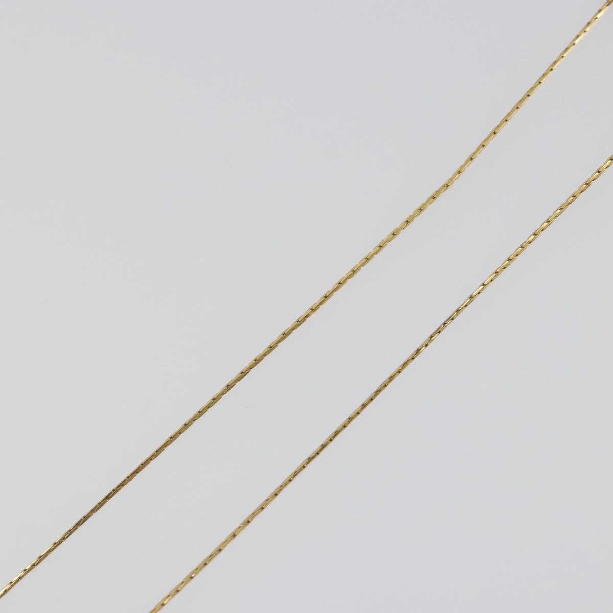 GIVENCHY Necklace metal Gold Auth SW2367