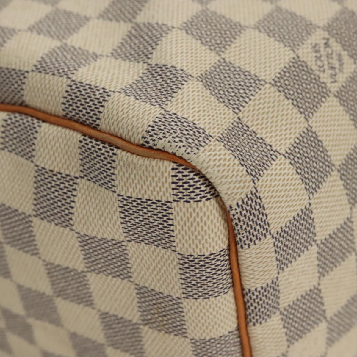 LOUIS VUITTON Damier Azur Speedy 30 Hand Bag N41533 LV Auth sw237