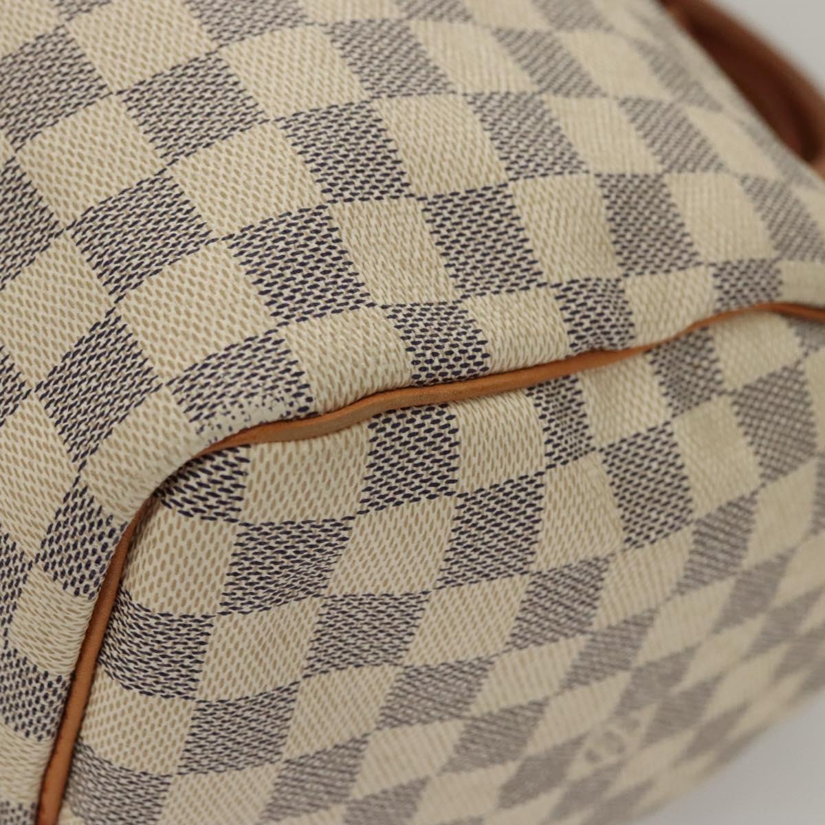 LOUIS VUITTON Damier Azur Speedy 30 Hand Bag N41533 LV Auth sw237