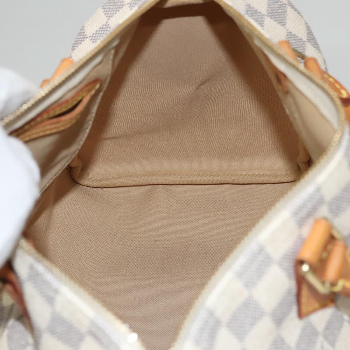 LOUIS VUITTON Damier Azur Speedy 30 Hand Bag N41533 LV Auth sw237