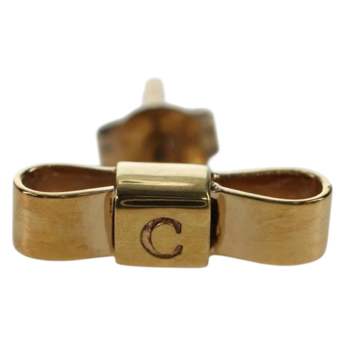Chloe Pierce metal Gold Auth SW2371