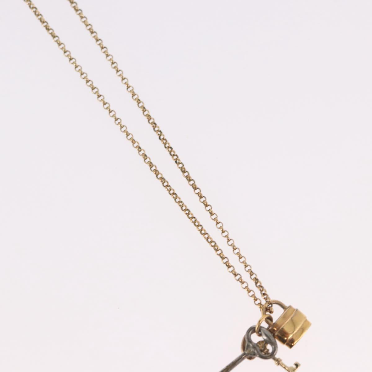 Chloe Necklace metal Gold Auth SW2372