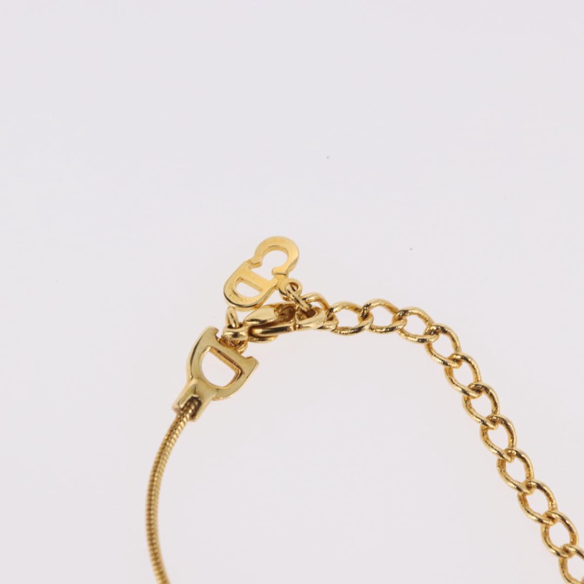 Christian Dior Necklace metal Gold Auth SW2413V