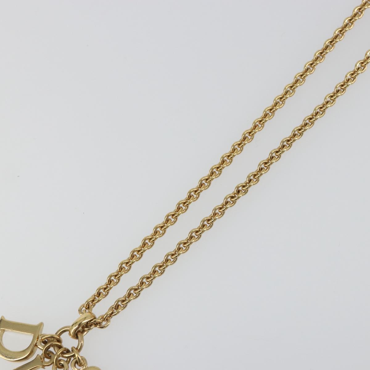 Christian Dior Necklace metal Gold Auth SW2434