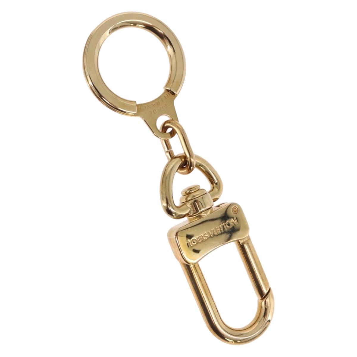 LOUIS VUITTON Anneau Cles Key Holder Metal Gold Tone M62698 LV Auth SW2538