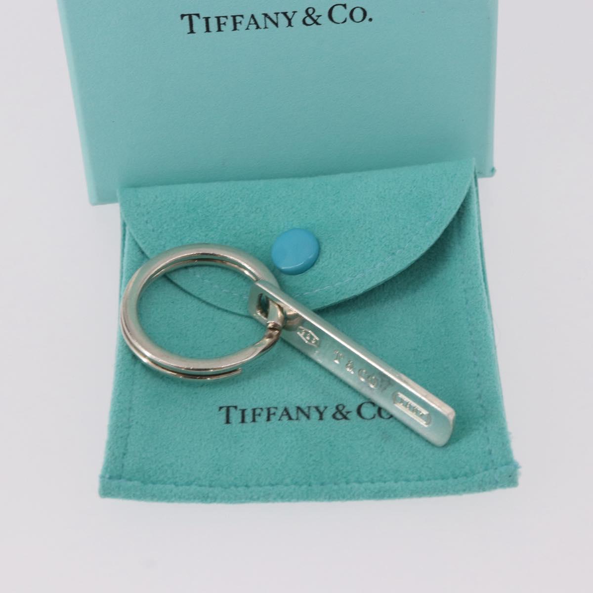 TIFFANY&Co. Narrow Bar Key Ring Ag925 Silver Auth SW2540