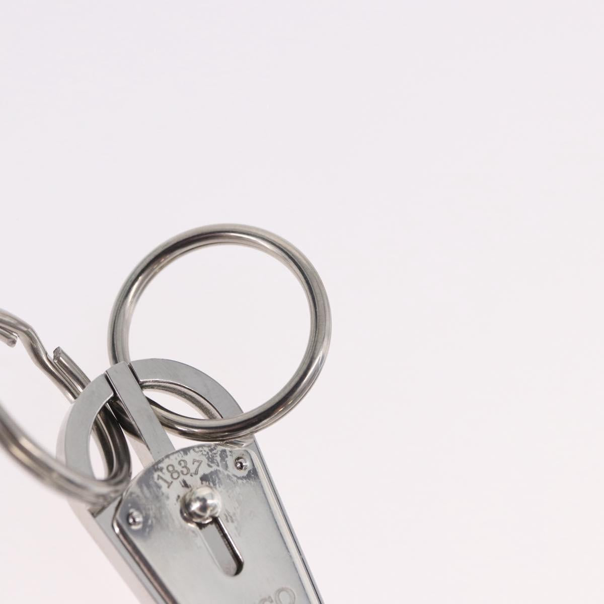TIFFANY&Co. Makers Bullet Key Ring Ag925 Silver Auth SW2542V