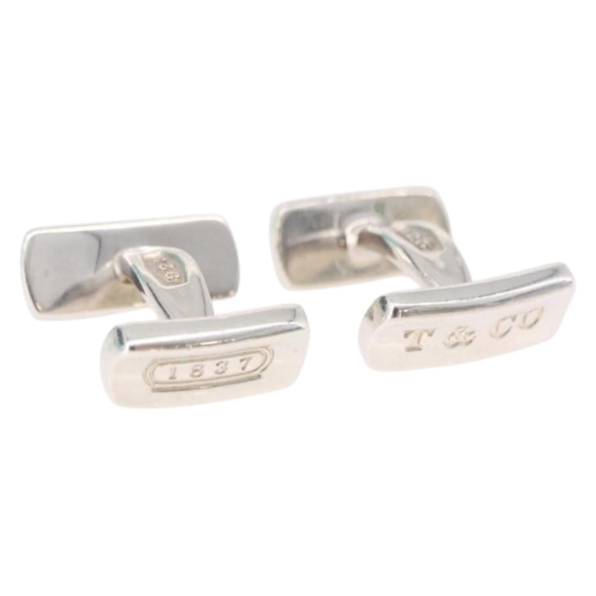 TIFFANY&Co. 1837 Cuffs Ag925 Silver Auth SW2554