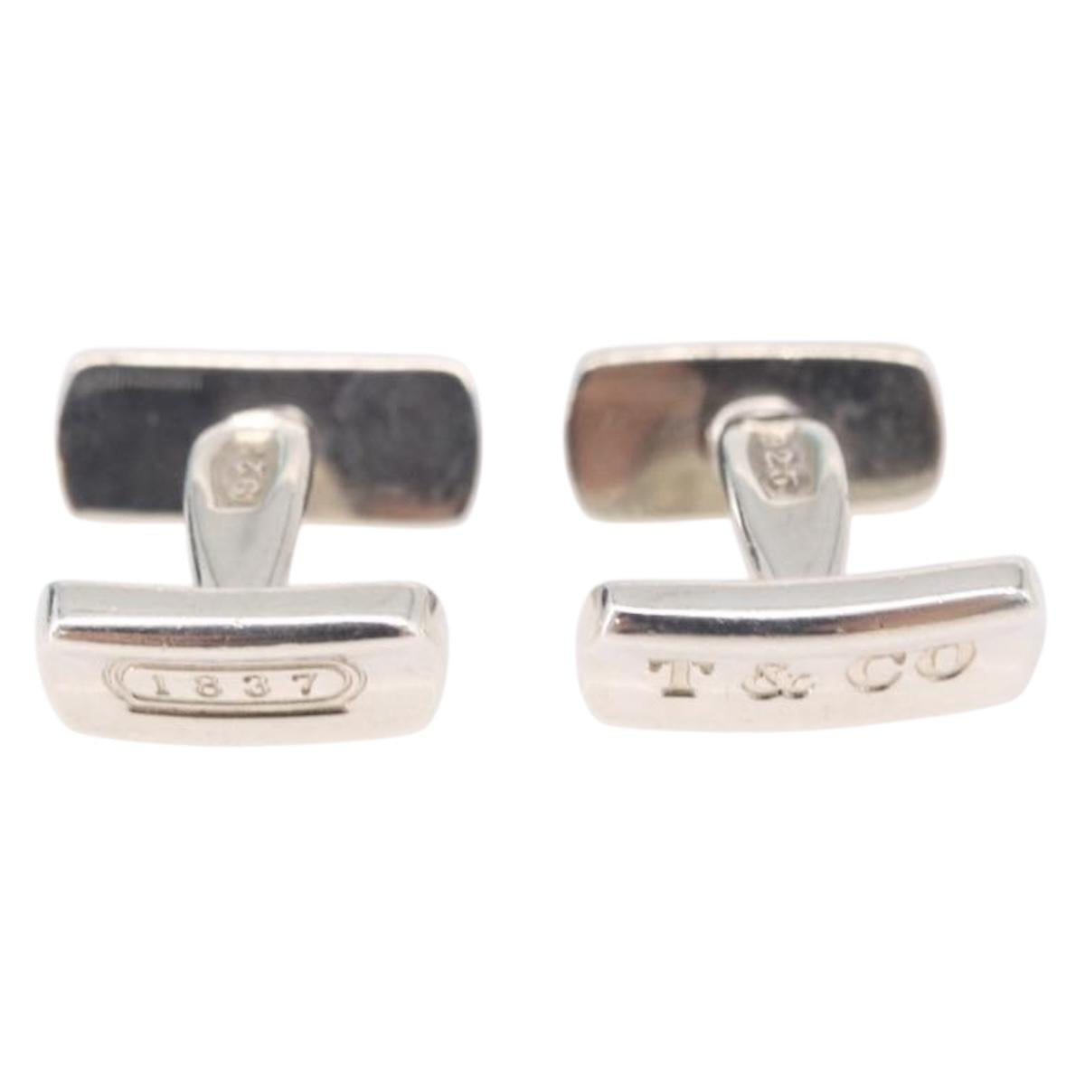 TIFFANY&Co. 1837 Cuffs Ag925 Silver Auth SW2554