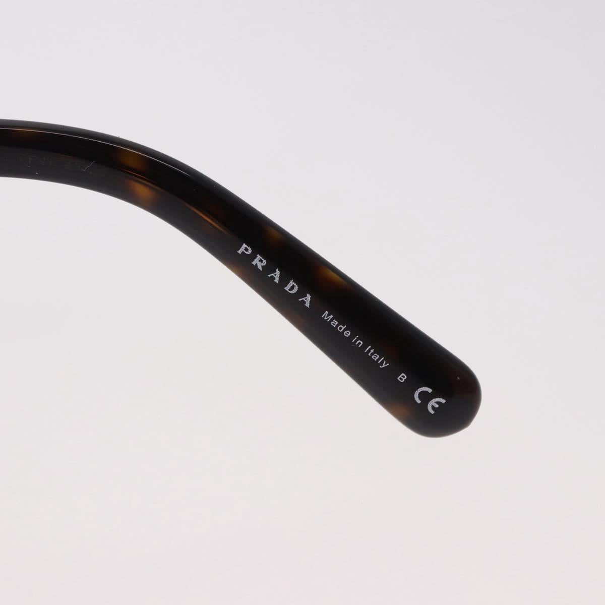 PRADA Baroque Sunglasses Plastic Brown Gold Auth SW2600V