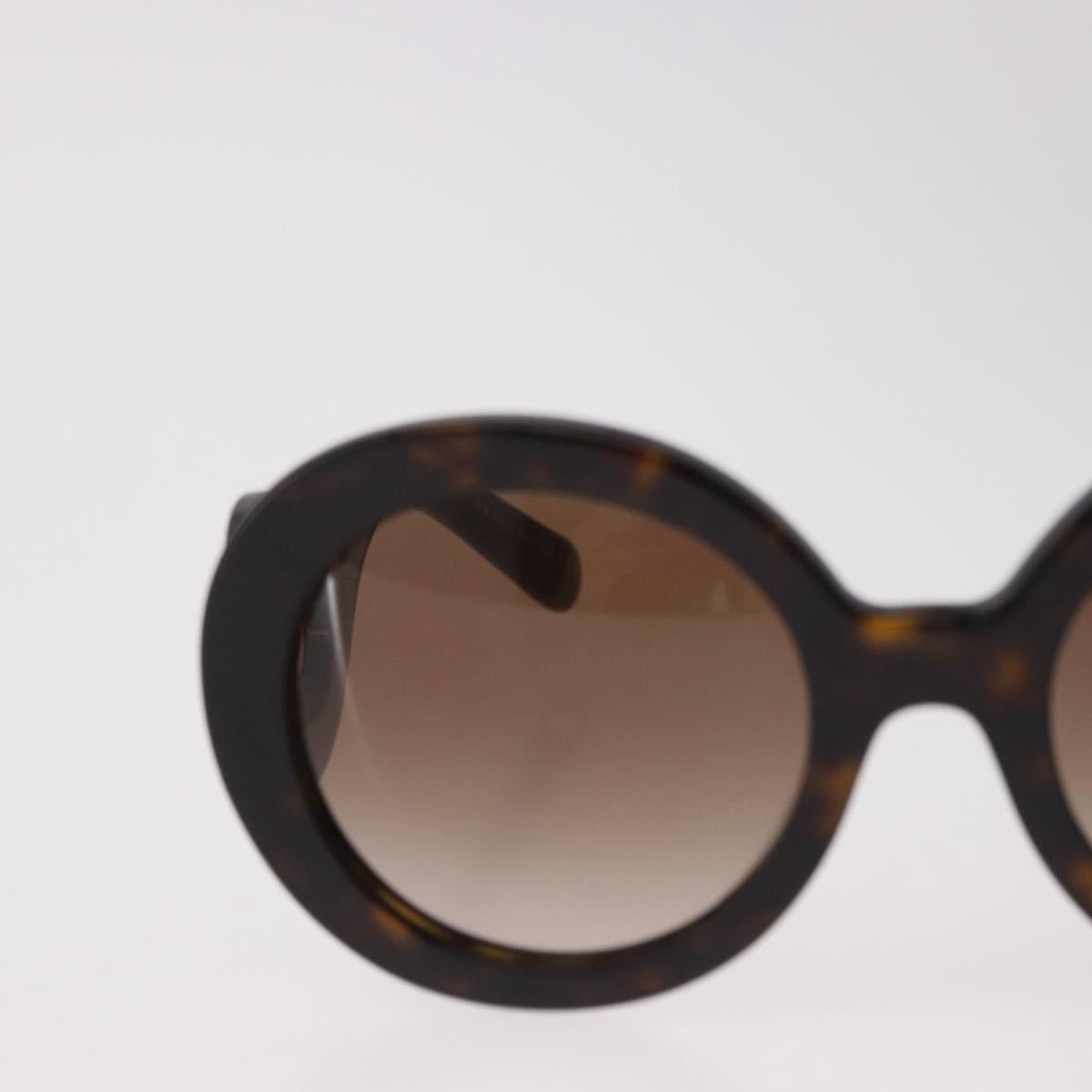 PRADA Baroque Sunglasses Plastic Brown Gold Auth SW2600V