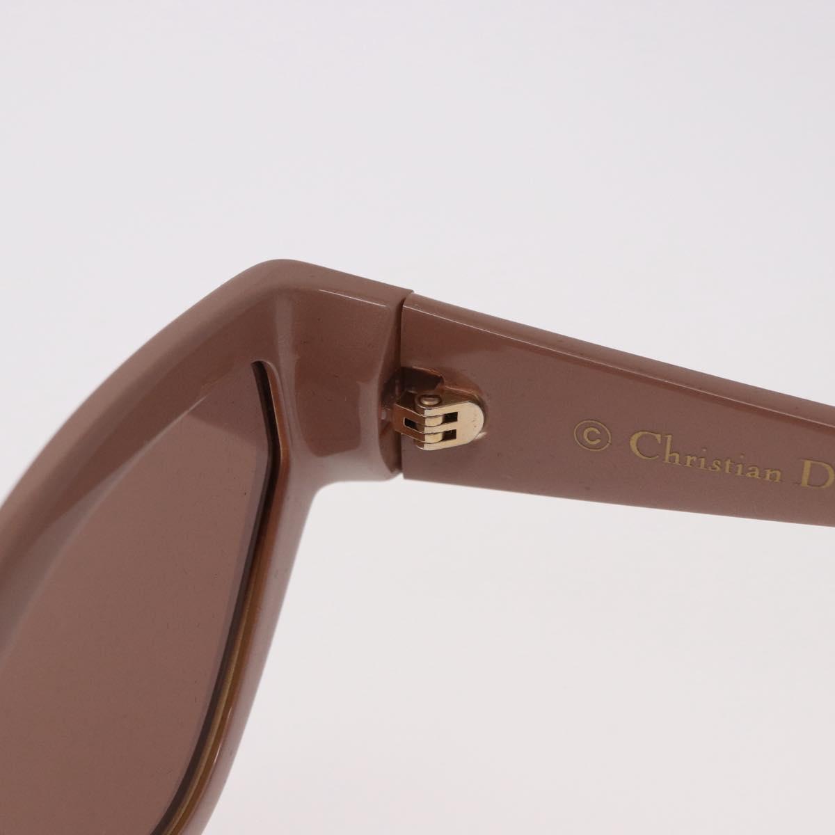 Christian Dior Cat Style Dior 1 Sunglasses Plastic Pink Gold Auth SW2605V