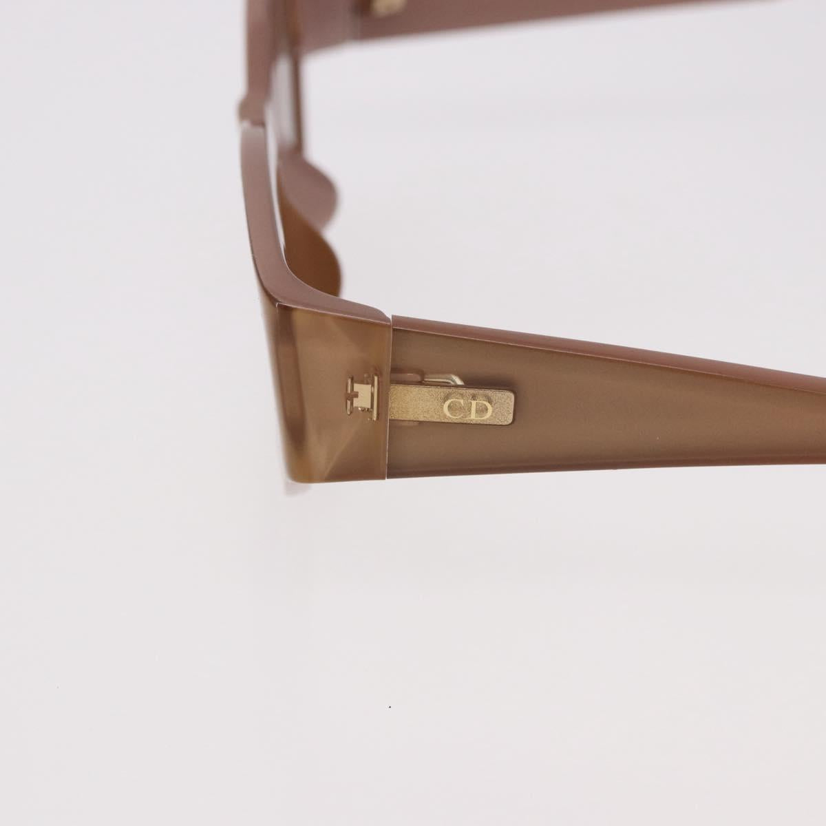 Christian Dior Cat Style Dior 1 Sunglasses Plastic Pink Gold Auth SW2605V