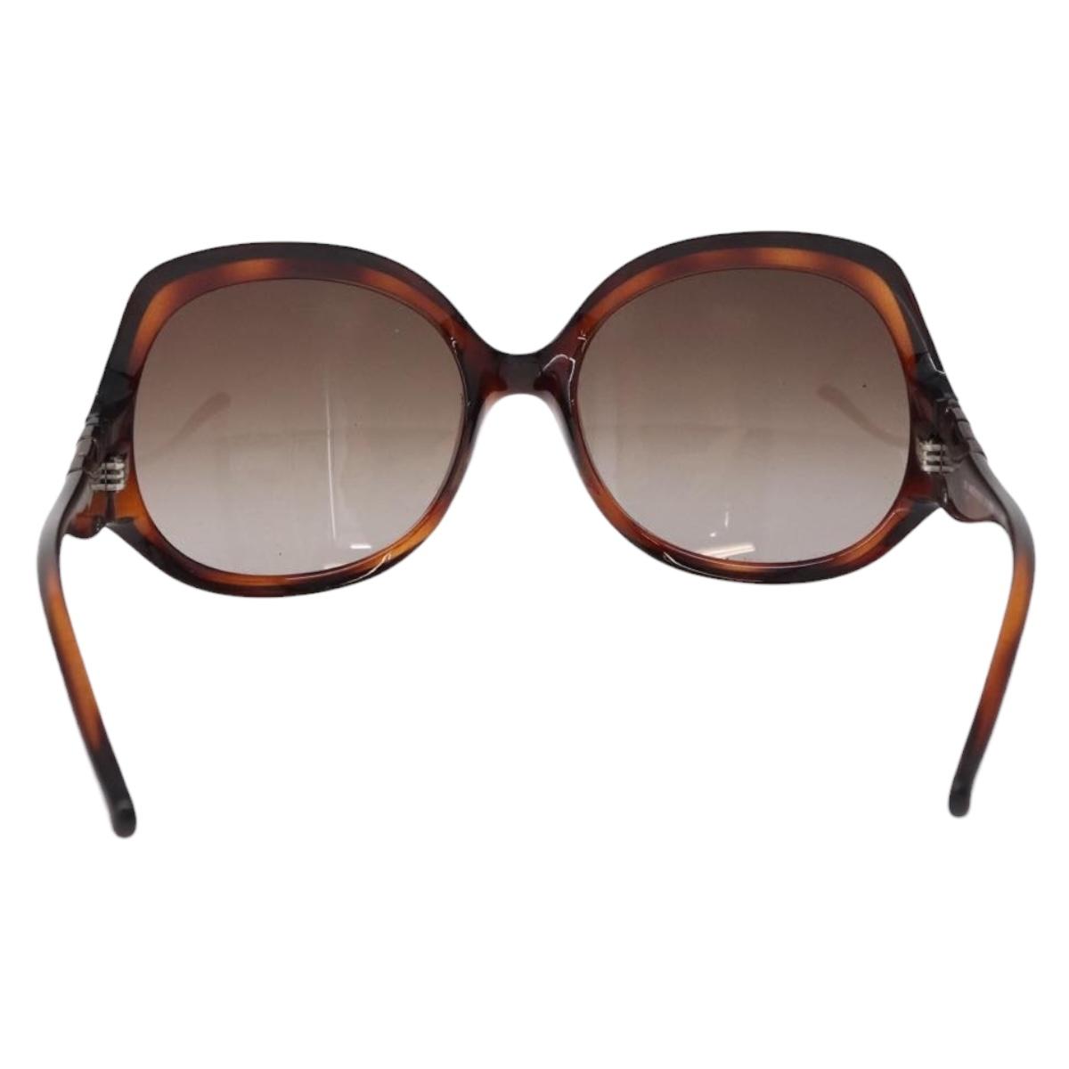 FENDI COLD INSERT Sunglasses Plastic Brown Auth SW2609