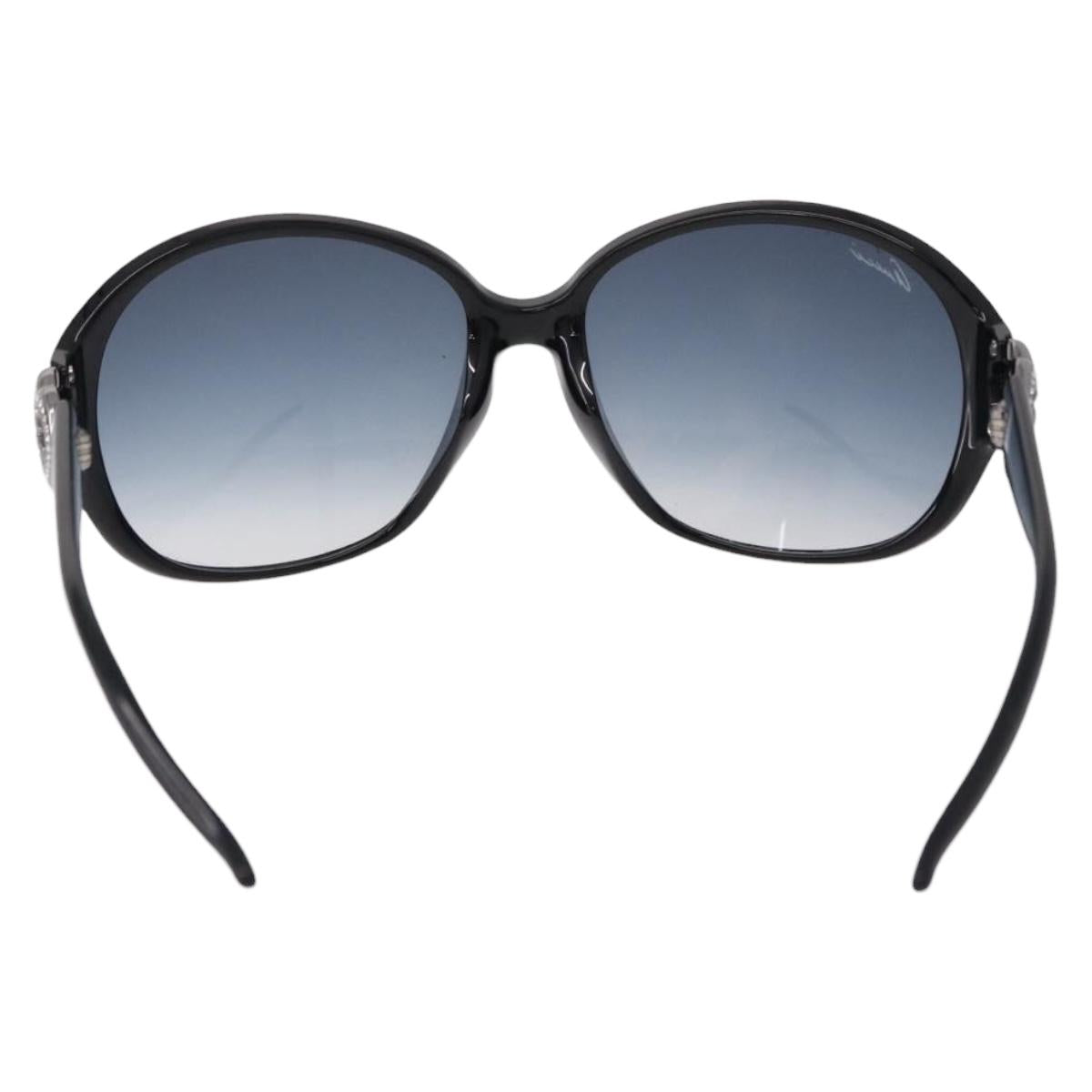 GUCCI Lovely Heart Sunglasses Plastic Black Silver Auth SW2613V