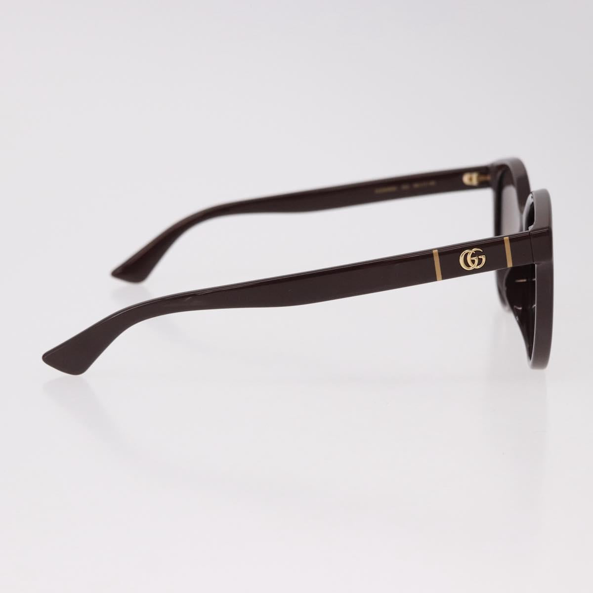 GUCCI GG Marmont Sunglasses Plastic Brown Gold GG0636SK Auth SW2616V