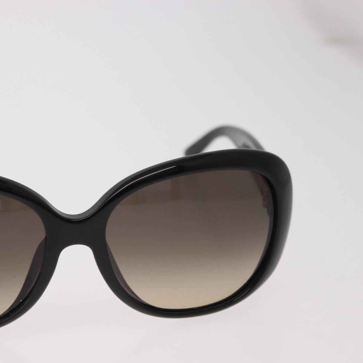 GUCCI Interlocking G Sunglasses Plastic Black Gold Auth SW2618V