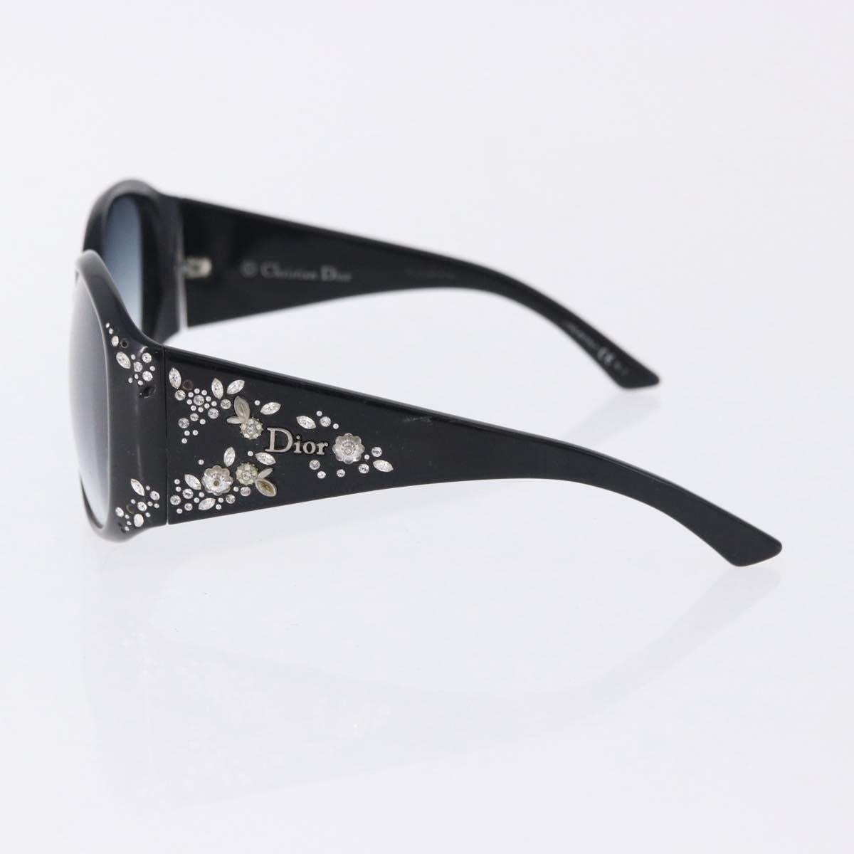 Christian Dior Sunglasses Plastic 6 Set Black Brown Auth SW2619