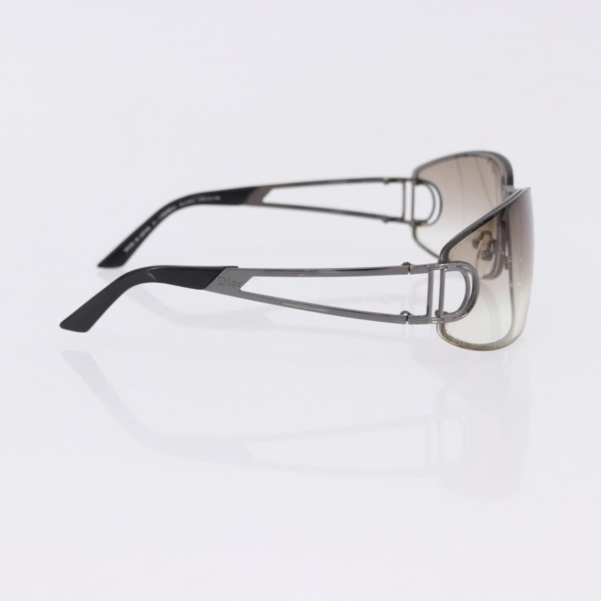 Christian Dior Sunglasses Plastic metal 5 Set Black Gold Auth SW2621