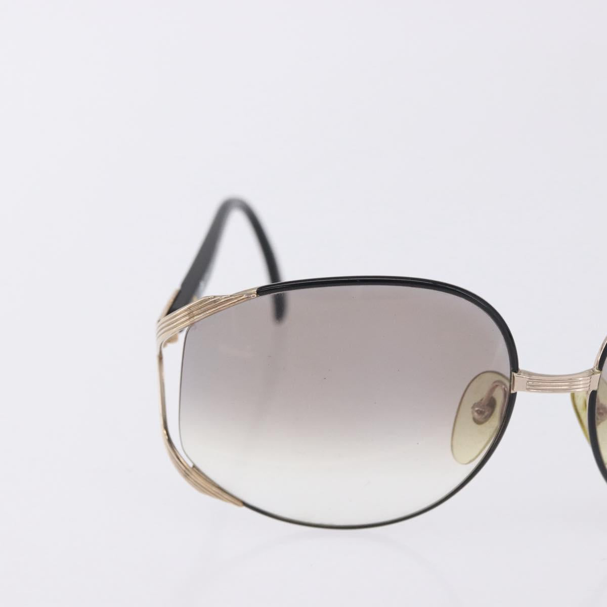 Christian Dior Sunglasses Plastic metal 5 Set Black Gold Auth SW2621